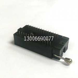 28-6554-10 [CONN IC DIP SOCKET ZIF 28POS TIN] IC测试座 烧录座 适配器 原装正品测试座转换座