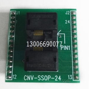 CNV-SSOP-24-14P CE 日本进口 贴片SSOP14密脚 测试座 转换座 0.65间距