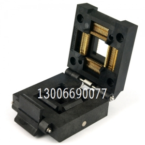 IC51-0804-795 原装进口 LQFP80/TQFP80烧录座 测试座 适配器