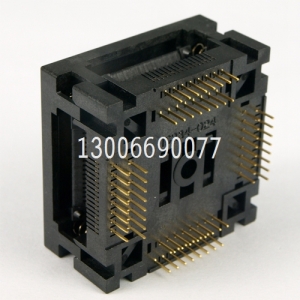 IC234-0644-024N 0.8MM 100%日本进口座 QFP64烧录座测试座转换座